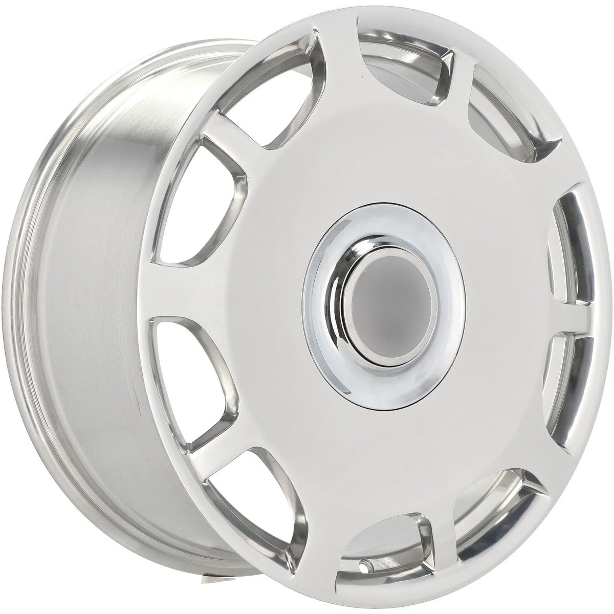 Alu kola pro Mercedes FBX007-9-X 8.5x19 5x112 ET35 66.6 stříbrná – detail 2