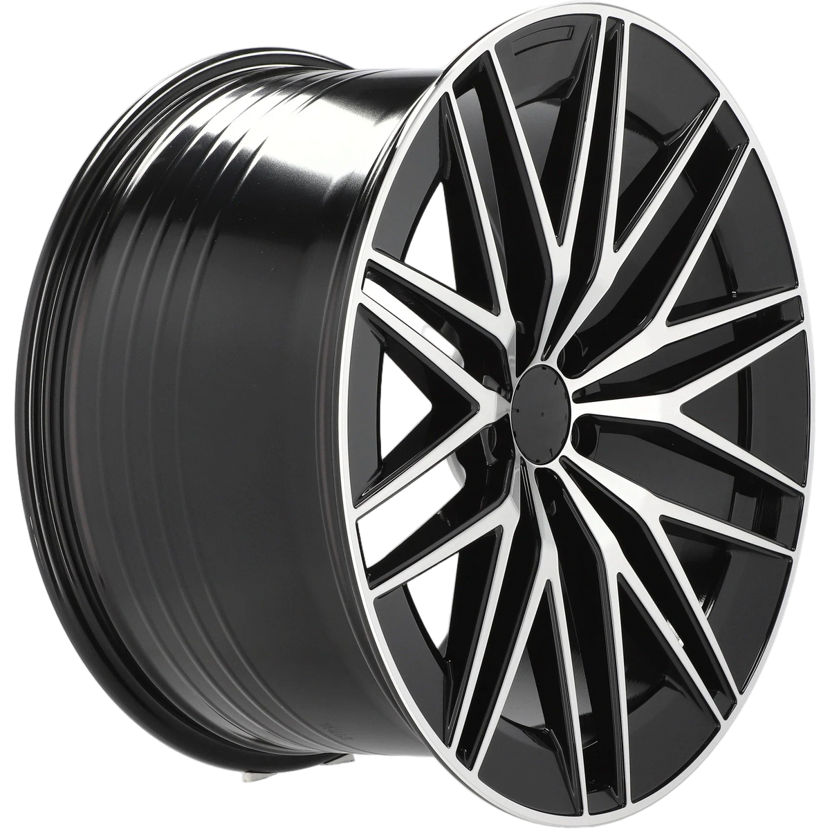 Alu kola pro Mercedes FBX387 11.5x22 5x112 ET53 66.6 Black Polished – detail 2