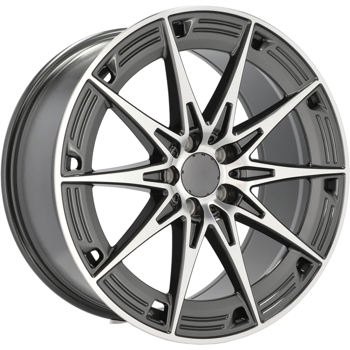 Alu kola pro Mercedes H3500F 9.5x19 5x112 ET43 66.6 Grey Polished