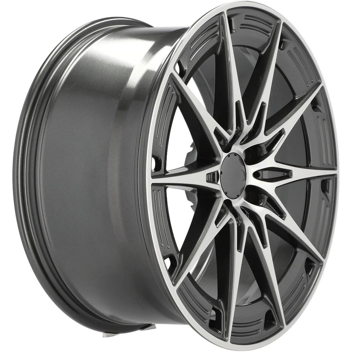 Alu kola pro Mercedes H3500F 9.5x19 5x112 ET43 66.6 Grey Polished – detail 2