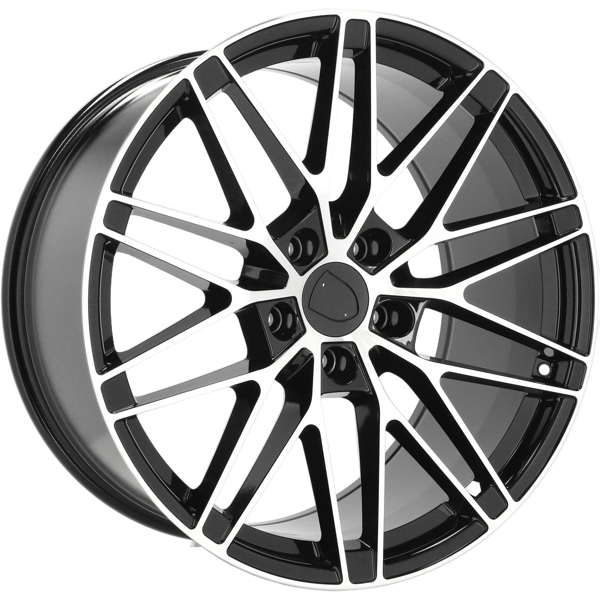 Alu kola pro Porsche 3S1324 10x20 5x130 ET49 66.6 Black Polished