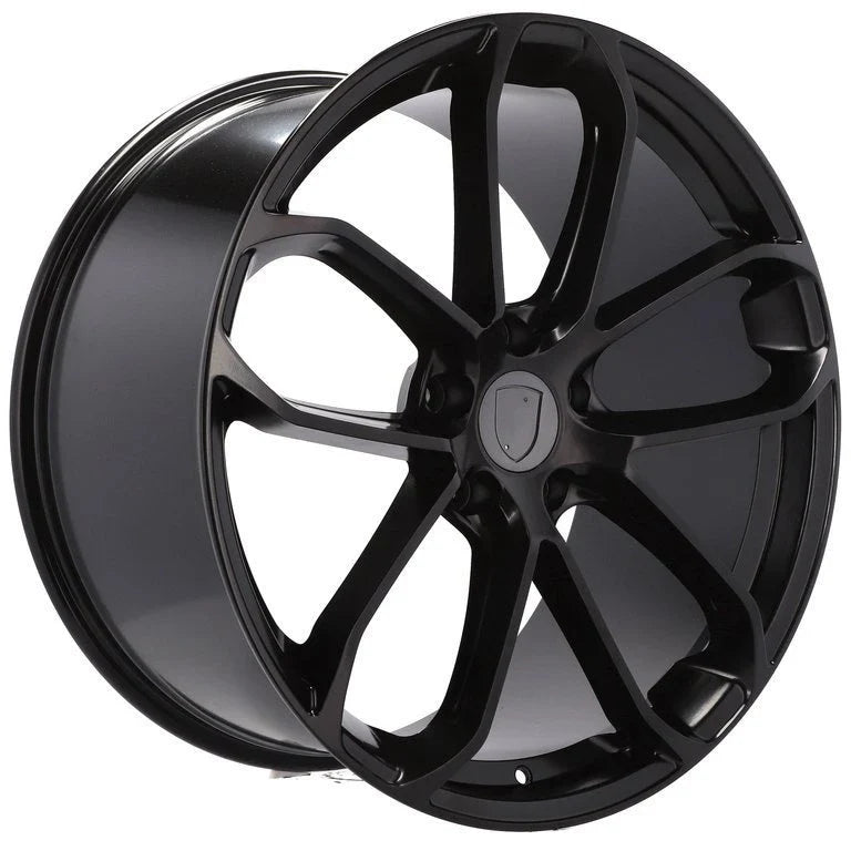 Alu kola pro Porsche H5084 8.5x20 5x130 ET50 71.6 Black Matt – detail 2