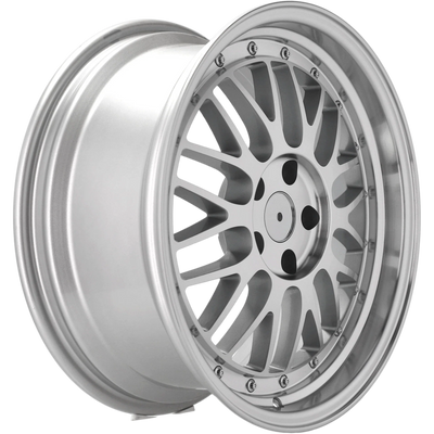 Alu kola Racing Line A1025 8.5x17 5x120 ET34 72.6 stříbrná – detail 2