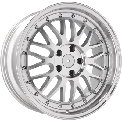 Alu kola Racing Line A1025 8.5x17 5x120 ET34 72.6 stříbrná – detail 3