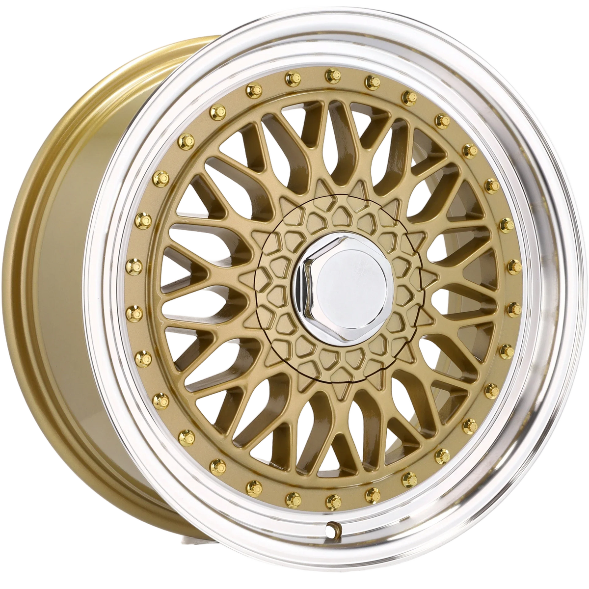 Alu kola Racing Line BY479 6.5x14 4x100 ET35 73.1 zlatá