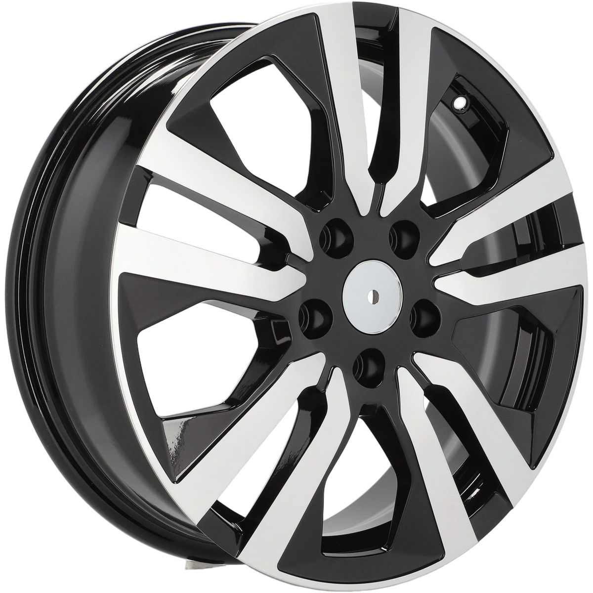 Alu kola pro Renault IN3516F 6x17 5x114.3 ET50 66.1 Black Polished – detail 3