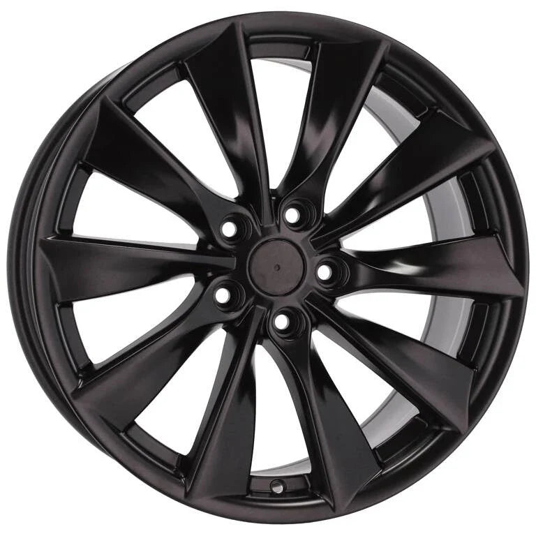 Alu kola pro Tesla 3S209 9.5x20 5x114.3 ET40 64.1 Black Matt – detail 1