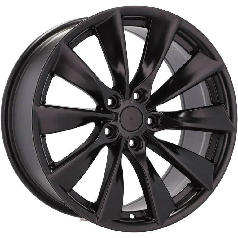 Alu kola pro Tesla 3S209 9.5x20 5x114.3 ET40 64.1 Black Matt – detail 2