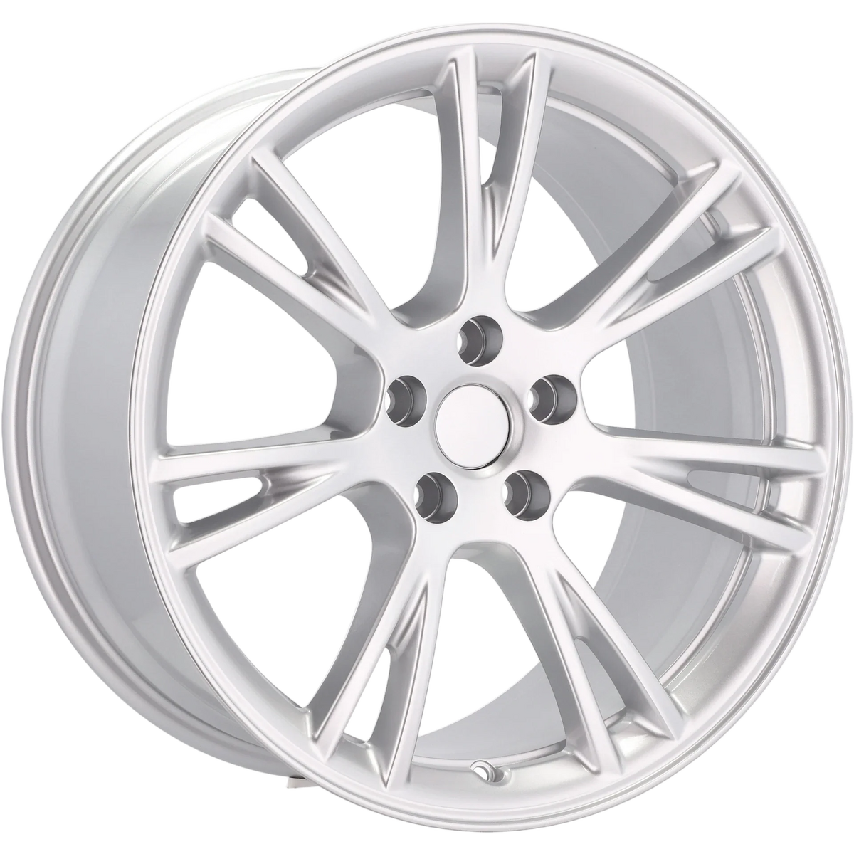 Alu kola pro Tesla D2049 9.5x19 5x114.3 ET45 64.1 stříbrná