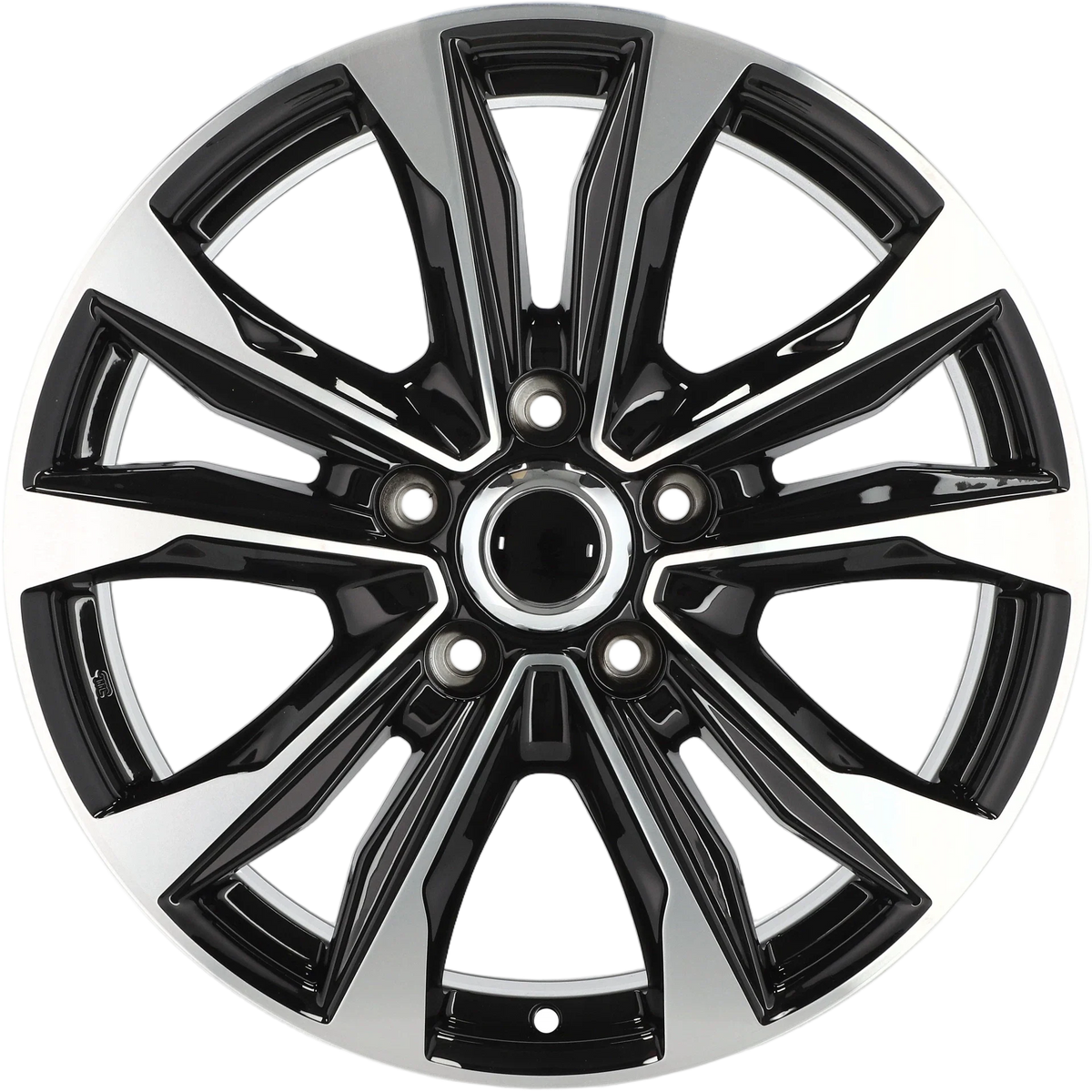 Alu kola pro Toyota H869F 8.5x21 5x150 ET45 110.1 Black Polished – detail 4