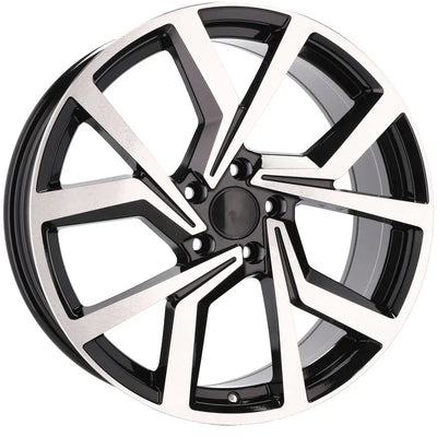 Alu kola pro Volkswagen B1154 7x16 5x112 ET45 57.1 černá – detail 1