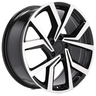 Alu kola pro Volkswagen B1154 7x16 5x112 ET45 57.1 černá – detail 4