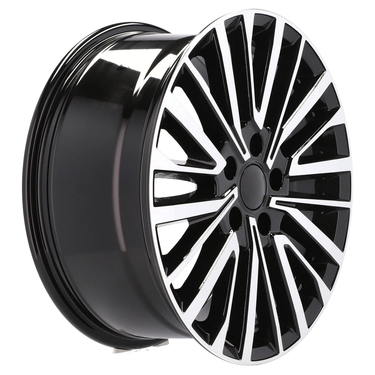 Alu kola pro Volkswagen B1515 8x18 5x120 ET50 65.1 černá – detail 3