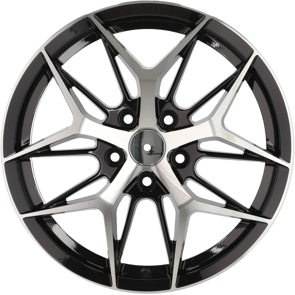 Alu kola Racing Line FBX114 7x17 5x108 ET40 67.1 Black Polished – detail 4