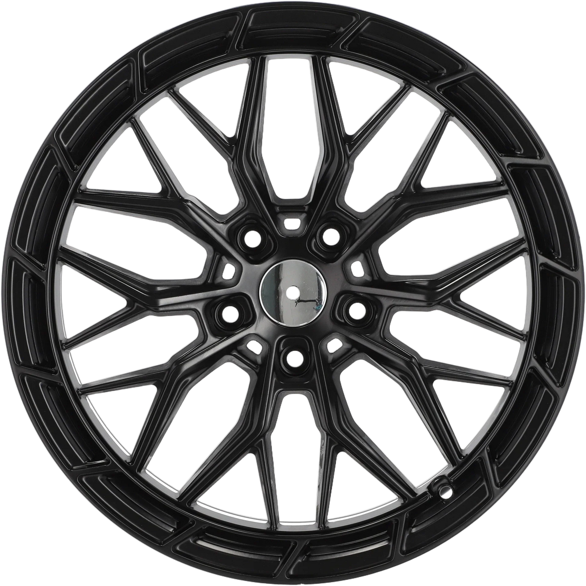 Alu kola Racing Line FBX384 8x18 5x108 ET40 67.1 Black Half Matt – detail 4