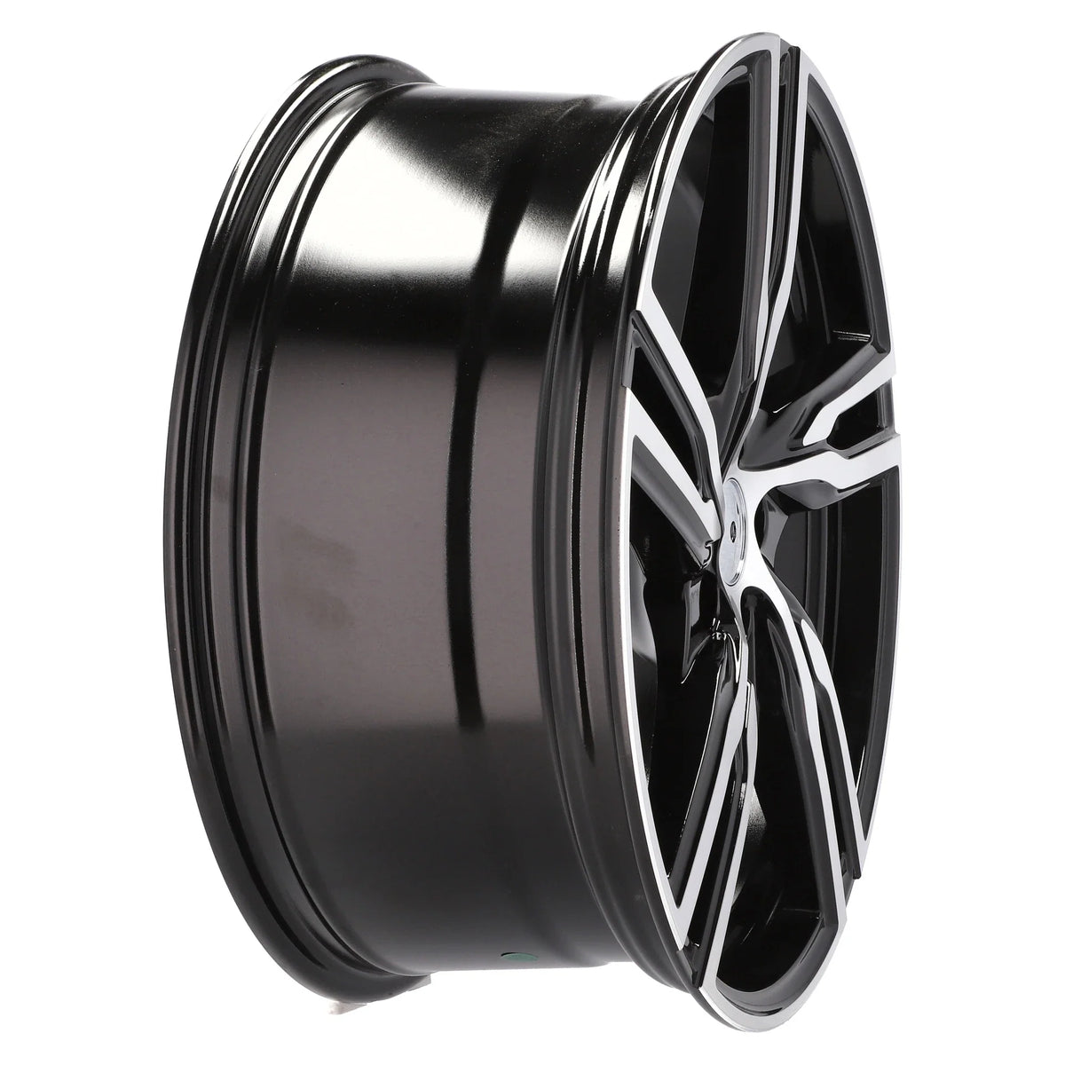 Alu kola pro Volvo FE161 8x19 5x108 ET45 63.4 Black Polished Half Matt – detail 4
