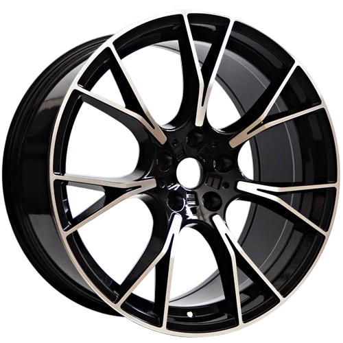 Alu kola Racing Line Fond 8,5x20 5x112 ET25 Black Face Machined