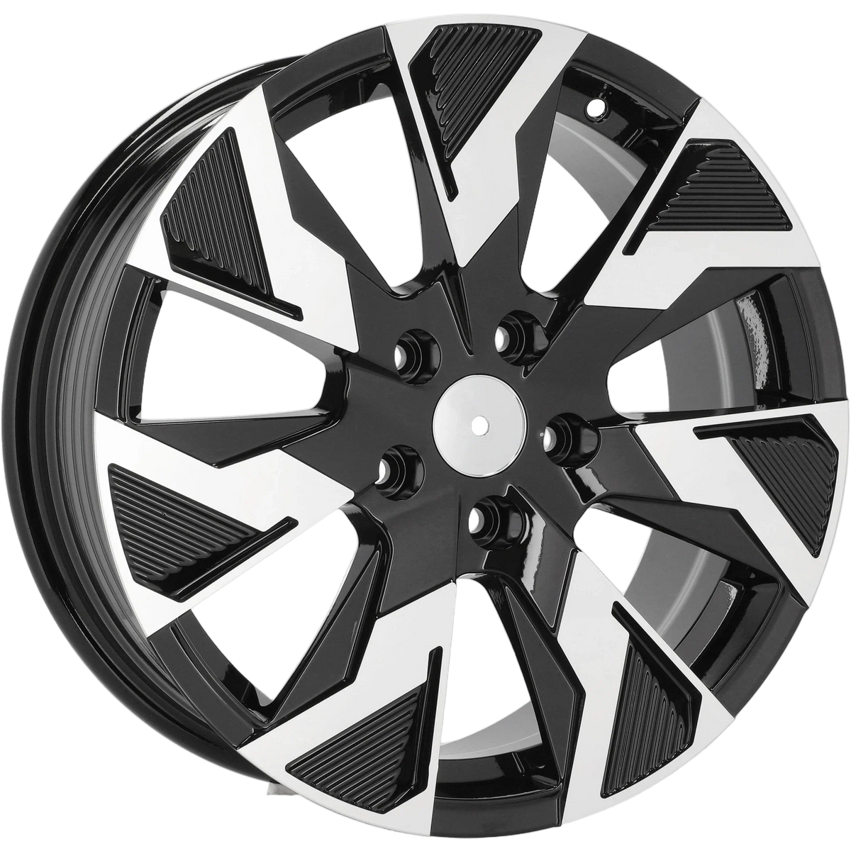 Alu kola Racing Line IN3521F 7x17 5x118 ET45 71.1 Black Polished