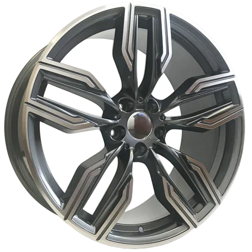 Alu kola Racing Line Vector 10,0x20 5x112 ET40 Grey Face Machined