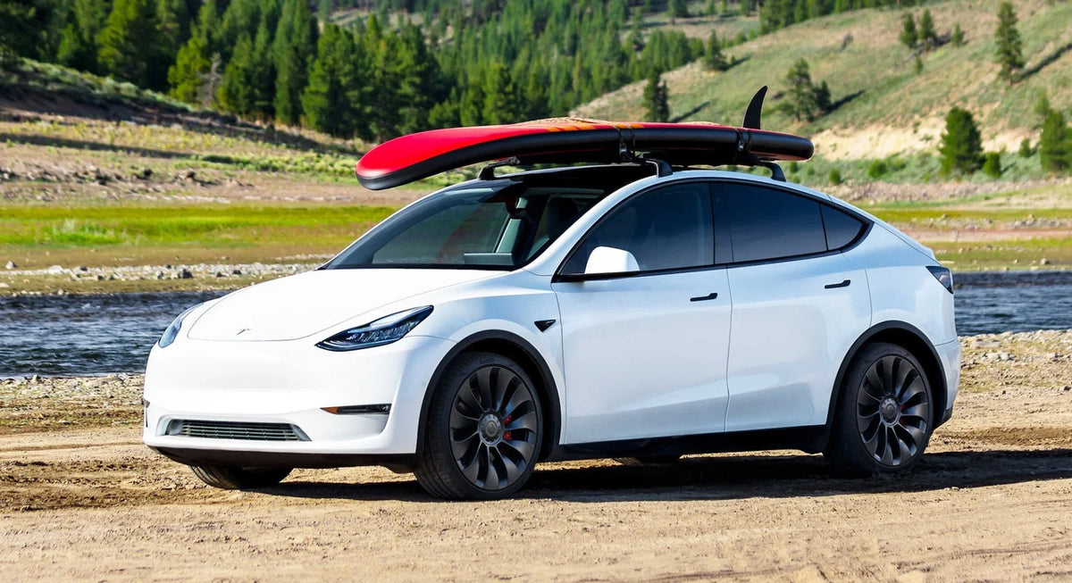Alu kola pro Tesla YS214 8.5x18 5x114.3 ET38 64.1 Black Half Matt | Wheelsup.cz