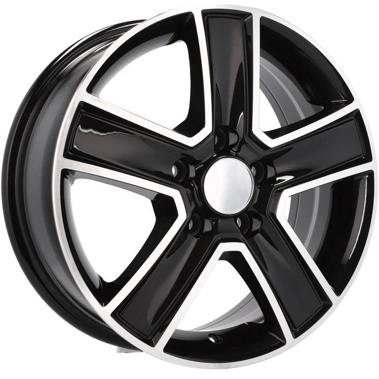 Alu kola pro Mercedes BK473 6.5x15 5x130 ET50 84.1 Black Polished | Wheelsup.cz