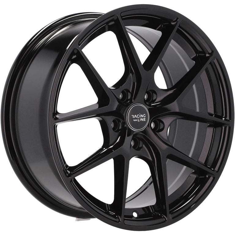 Alu kola Racing Line B5796 7.5x17 5x108 ET40 67.1 Black | Wheelsup.cz