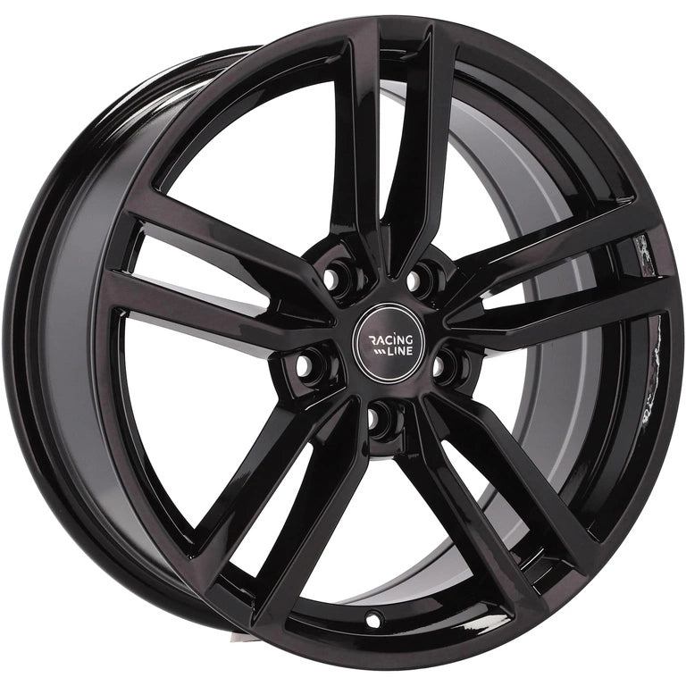 Alu kola Racing Line Y0136 7.5x17 5x114.3 ET40 73.1 Black | Wheelsup.cz