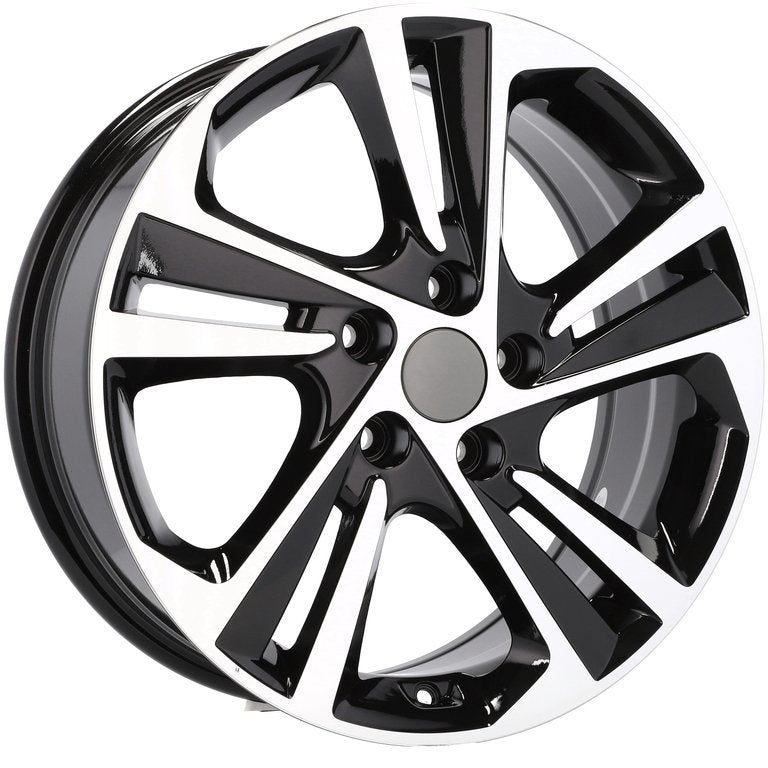 Alu kola pro Hyundai B5210 6x15 4x100 ET40 54.1 Black Polished | Wheelsup.cz