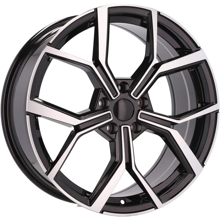 Alu kola pro Volkswagen B5952 7.5x17 5x100 ET45 57.1 Black Polished | Wheelsup.cz