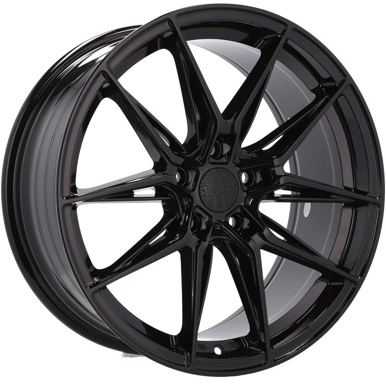 Alu kola HAXER HX036 8x17 5x110 ET38 65.1 Black | Wheelsup.cz