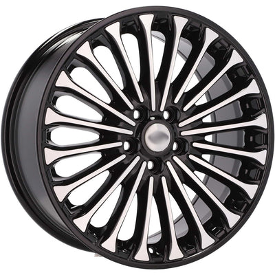 Alu kola pro Ford Y0056 8x18 5x108 ET55 63.4 Black Polished | Wheelsup.cz