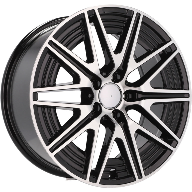 Alu kola pro Mercedes Y0102 8.5x19 5x112 ET52 66.6 Black Polished | Wheelsup.cz