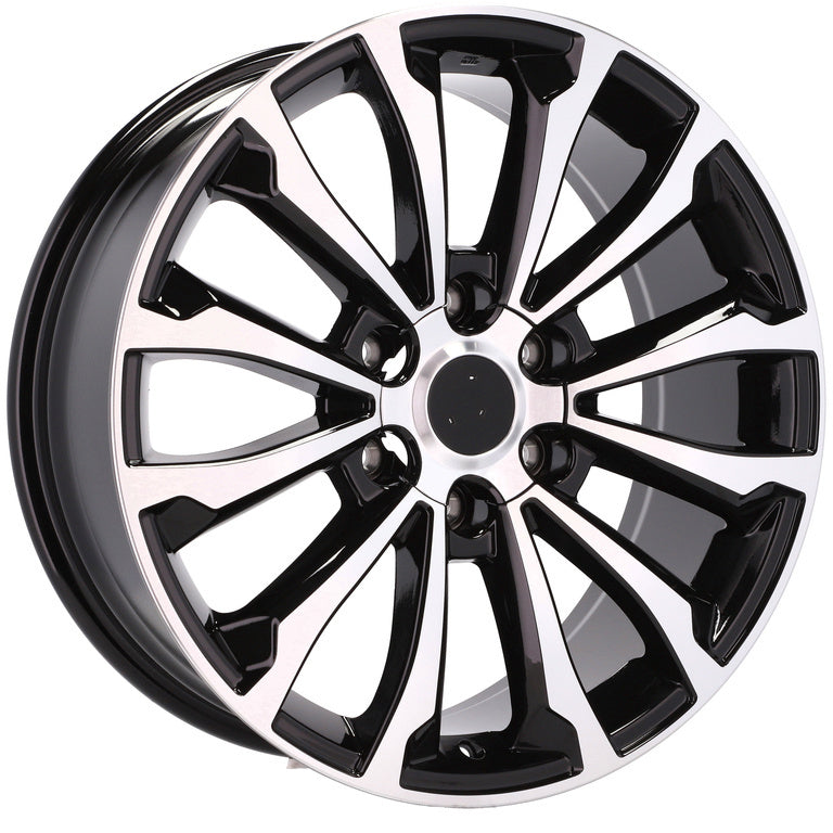 Alu kola Racing Line B1353 9x22 6x139.7 ET30, černá | Wheelsup.cz