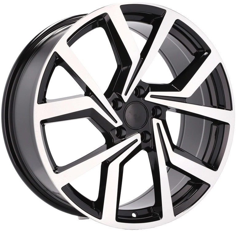 Alu kola pro Volkswagen B1154 6x14 5x100 ET38 57.1 Black Polished | Wheelsup.cz