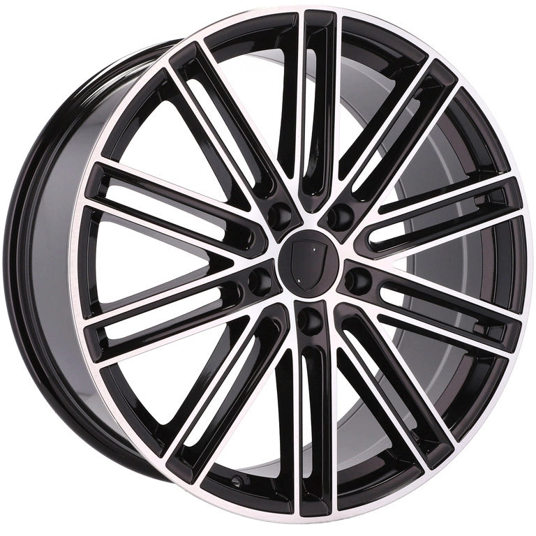 Alu kola pro Porsche B1274 9x21 5x112 ET26 66.6 Black Polished | Wheelsup.cz