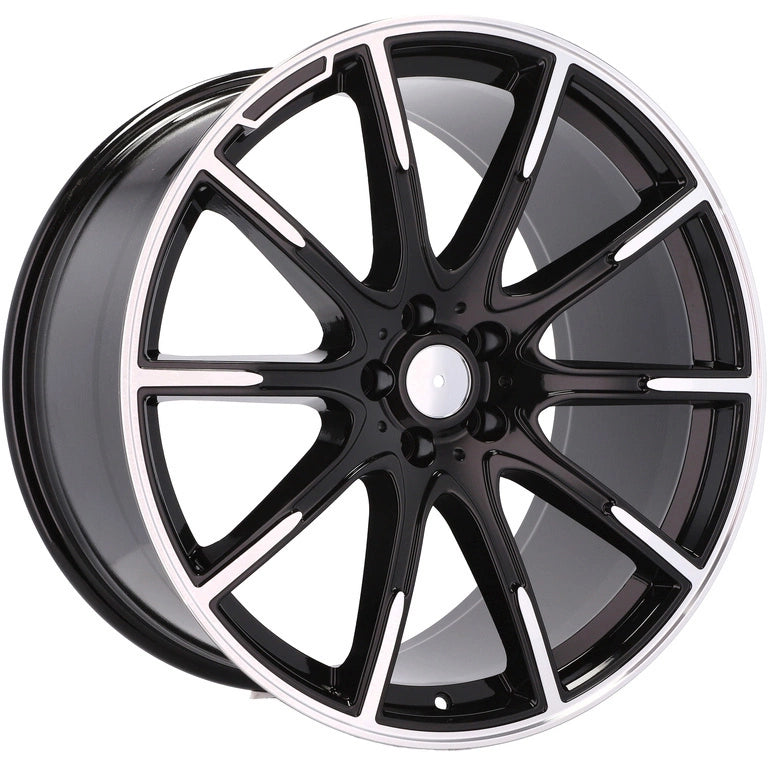 Alu kola pro Mercedes FE236 9x22 5x112 ET32 66.6 Black Polished | Wheelsup.cz