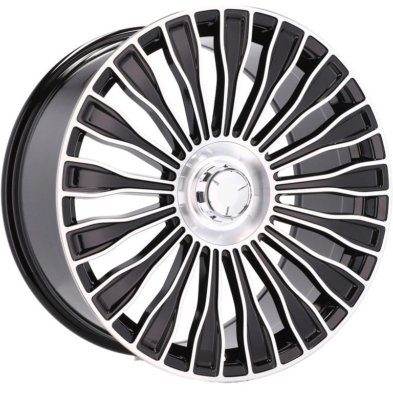 Alu kola pro Mercedes I0313 9x21 5x112 ET30 66.6 Black Polished | Wheelsup.cz