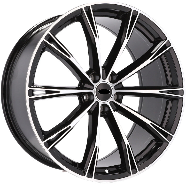 Alu kola pro Audi H5060 8.5x19 5x112 ET32 66.6 Black Polished | Wheelsup.cz