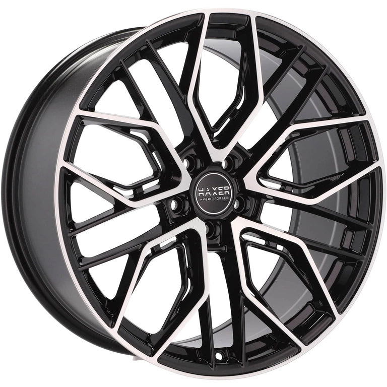 Alu kola HAXER HX015F 9x22 5x112 ET30 66.6 Black Polished | Wheelsup.cz