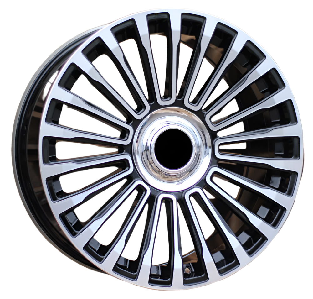 Alu kola pro Land Rover B1365 21x9.5 5x120 ET45 Machined black | Wheelsup.cz
