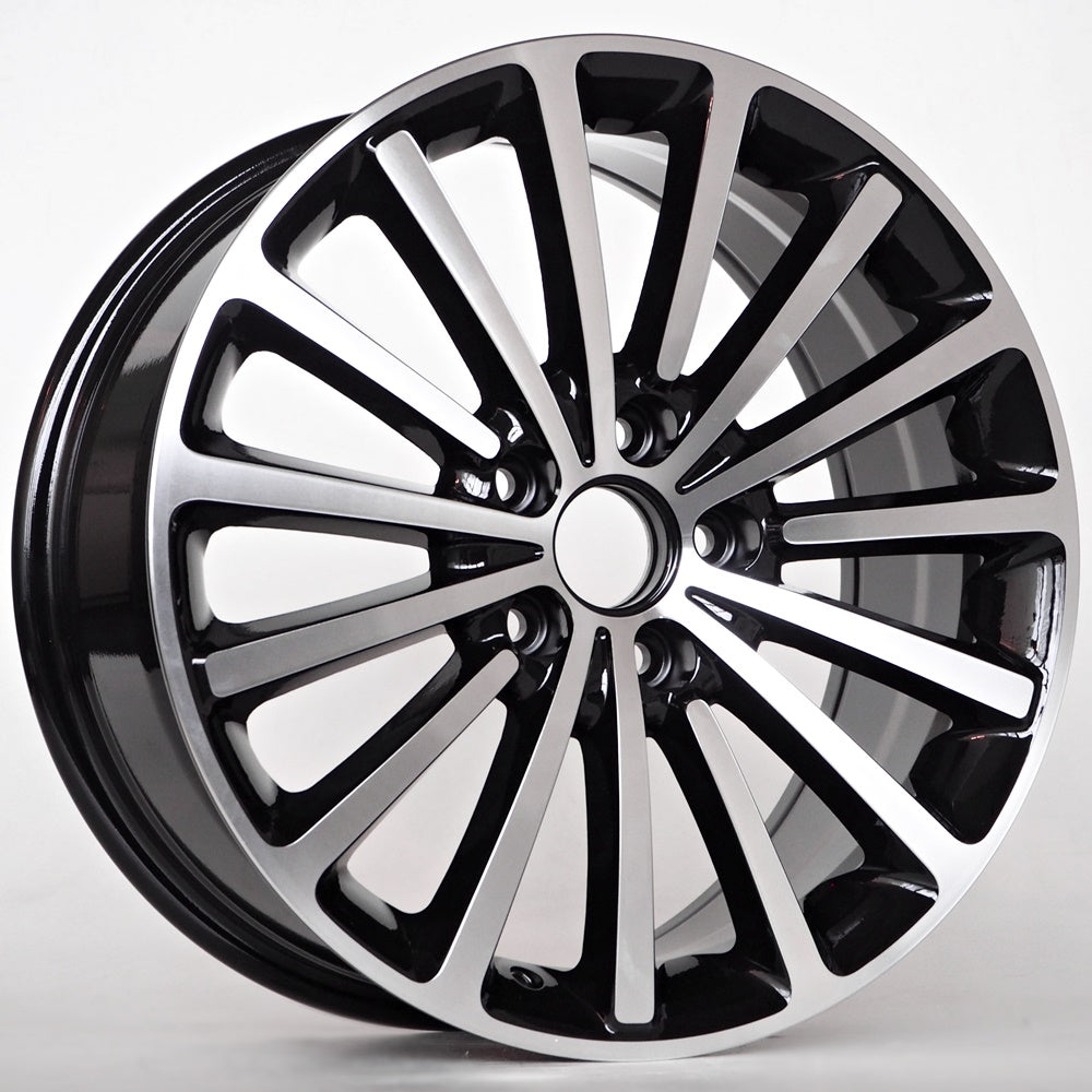 Alu disky pre Volkswagen Devin 7.5x17 5x112 ET47 57.1 Čierna