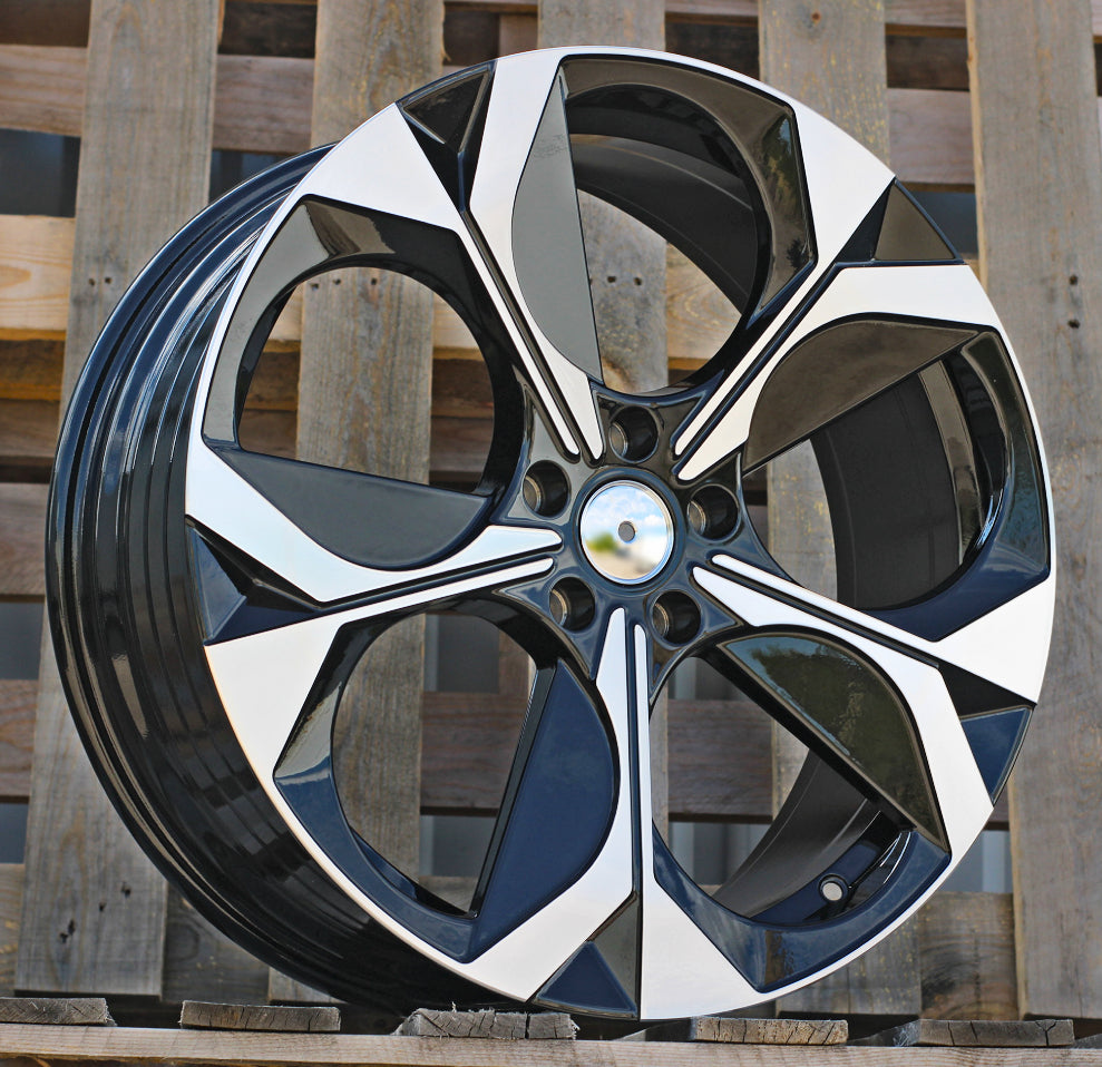 Alu disky pre Škoda IN3653F 8x20 5x112 ET41 57.1 Čierna