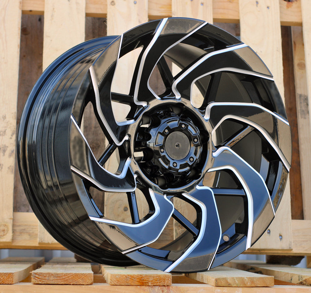 Alu disky pre Offroad / SUV / 4x4 FBX350 9x17 6x139.7 110.1 Čierna
