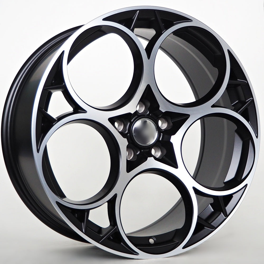 Alu disky pre Alfa Romeo Eren 8.5x19 5x110 ET34 65.1 Čierna