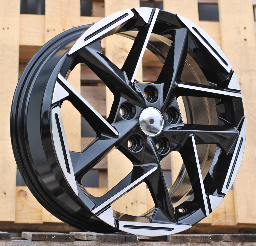 Alu disky pre Kia 3S1267 8x18 5x114.3 ET48 67.1 Čierna