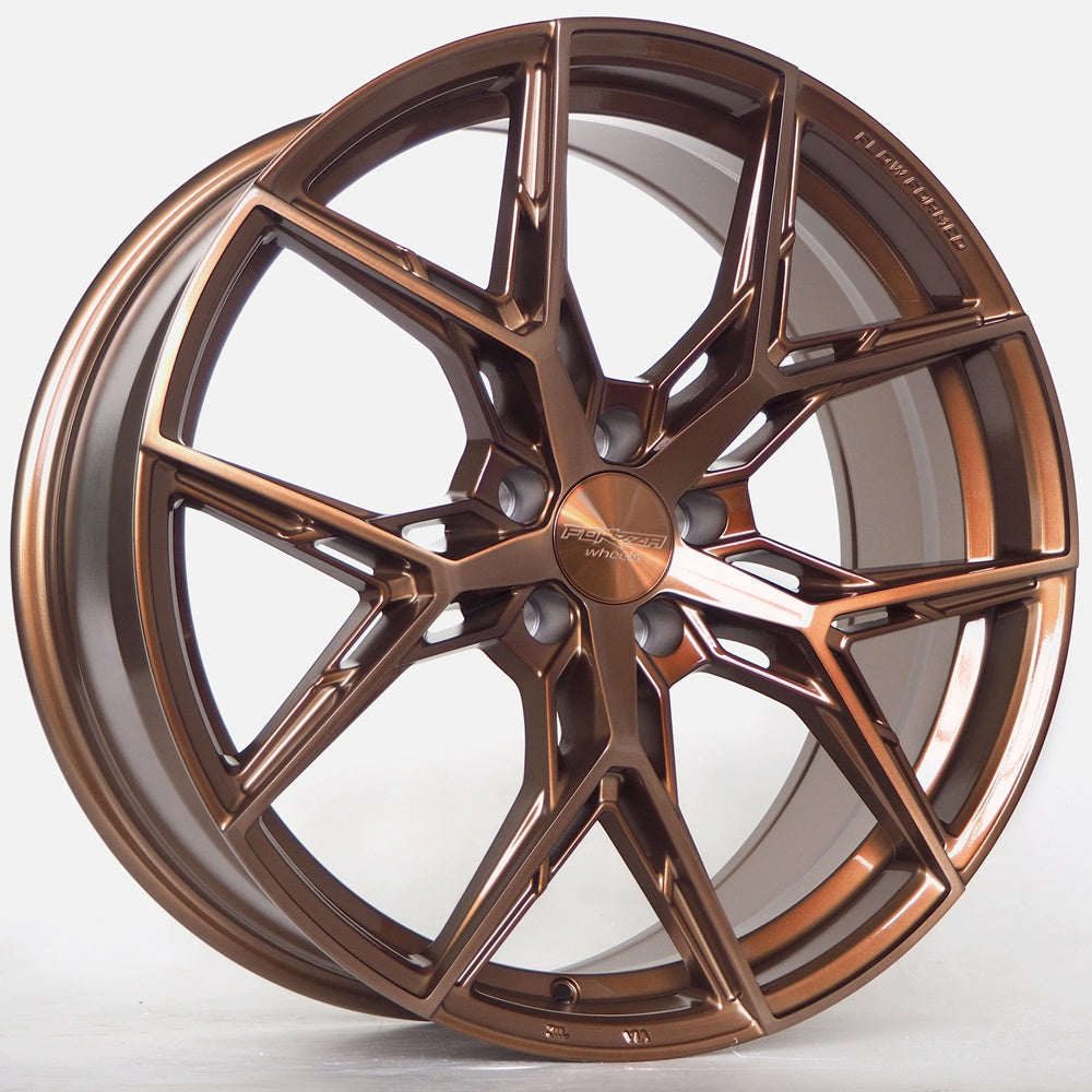 Alu kola Forzza Gravity 8,5x20 5x112 ET25 66,56 Bronze Brushed + Bronze Clear Coat | Wheelsup.cz