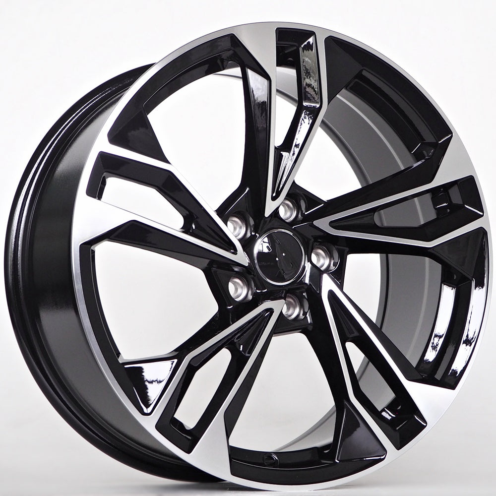 Alu disky pre Audi Gani 8x18 5x112 ET42 66.45 Čierna