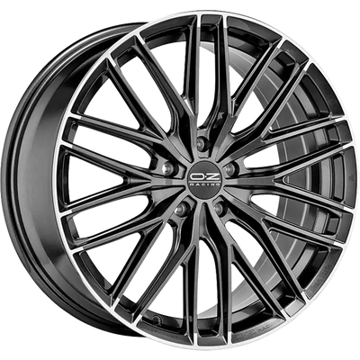 Alu kola OZ GRAN TURISMO HLT 8.5x19 5x112 ET38 Star Graphite Diamond Lip | Wheelsup.cz