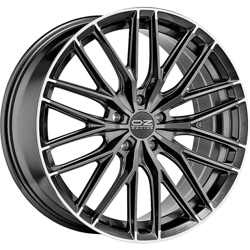 Alu kola OZ GRAN TURISMO HLT 8.5x19 5x112 ET27 Star Graphite Diamond Lip | Wheelsup.cz