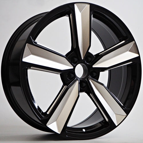 Alu kola pro Audi Hard 8x18 5x112 ET35 66,5 Black Milling | Wheelsup.cz